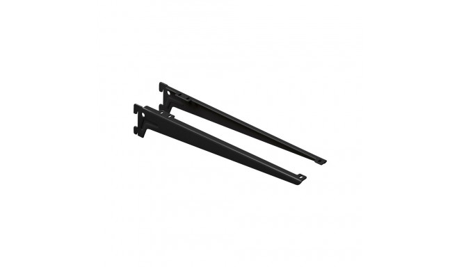 1 PAIR BRACKET ANGLE 230 MM BLACK