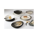 DINNER PLATE GALET BLACK 28CM