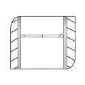 TELESCOPIC SPRING ROD GRAZ 110-185 CM