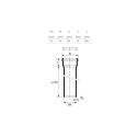 PIPE INTERNAL D75 0.25M PP