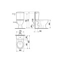 WC LYRA PLUS 26386 HORIZONTAL