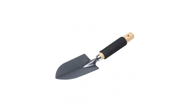 GARDEN TROWEL WITH A SMALL WOODEN AND R