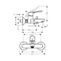 BATH MIXER LOGIS E 71403000