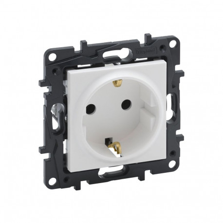 rozetė koos u-spy kinnitusklambritega valge