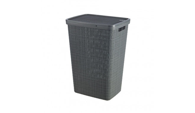 LAUNDRY HAMPER JUTE 58L DEEP SHADOW