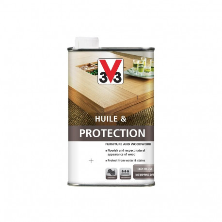 FURNITURE OIL (EBONY COLOR, 0.5 L)