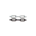 METAL DECORATIVE CHAIN GENOVESE3 MM WH METAL DECORATIVE CHAIN GENOVESE3 MM WH