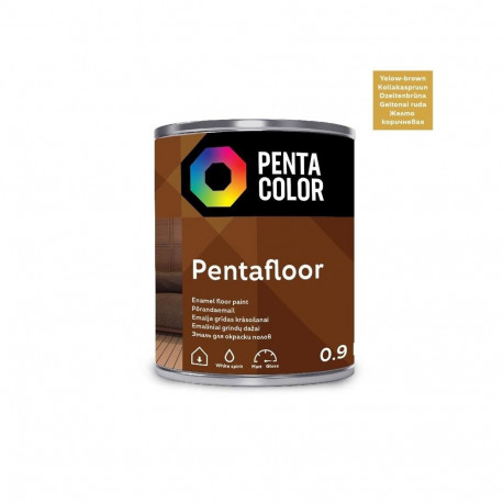 PENTAFLOOR kollakaspruun põrandavärv