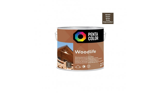 IMPREGNATOR WOODLIFE pruun 2,7 L
