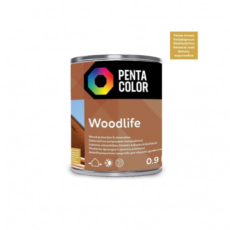 IMPREGNATOR WOODLIFE YELLOW BROWN 0,9
