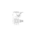 FURNITURE CASTER WITH BRAKE
