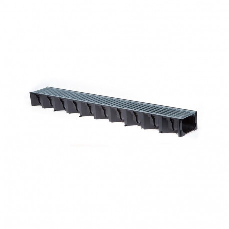 ACO HEXALINE 2.0 PL. WITH STEEL GRATE