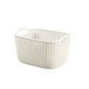 BASKET CURVER KNIT L OASIS WHITE