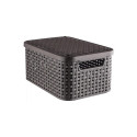 STORAGE BOX STYLE S LID BROWN 205839