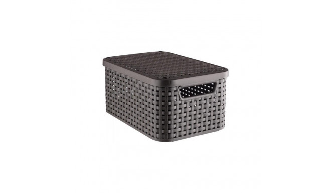 STORAGE BOX STYLE S kaanega pruun 205839