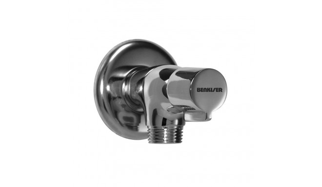 CHROME CORNER VALVE BENKISER 1/2X1/