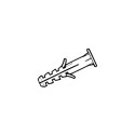 NYLON PLUG 10 X 50 MM