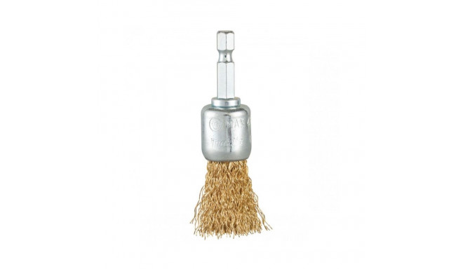 WIRE END BRUSH (BRASS COATED)