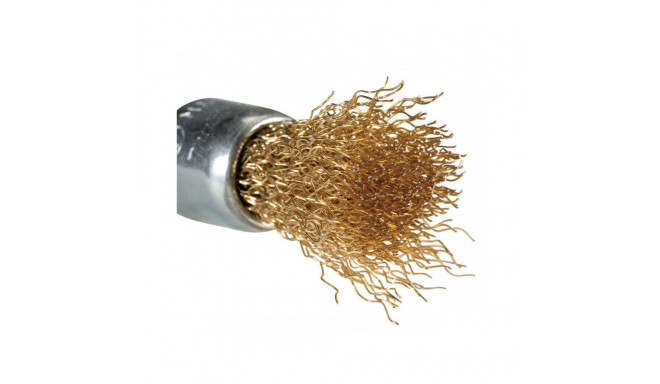 WIRE END BRUSH (BRASS COATED)