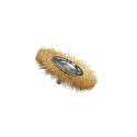 WIRE WHEEL BRUSH (BRASS COATED)