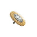 WIRE WHEEL BRUSH (BRASS COATED)
