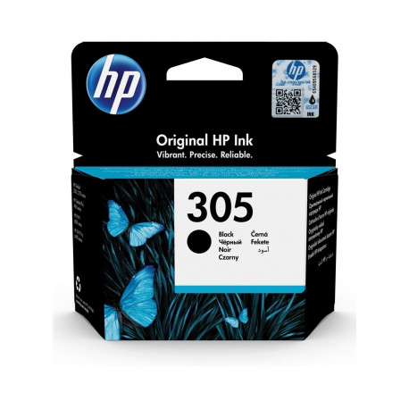 HP 305 must tindikassett