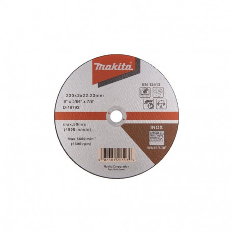 lõikeketas 230x2.0 WA36R inox Makita