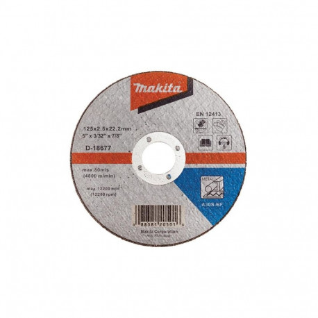 lõikeketas 125x2.5 A30S metall Makita