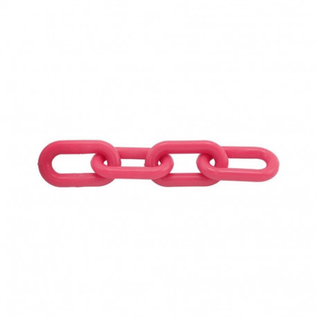 plastikust dekoratiivne kett 8 mm punane