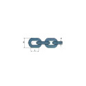 PLASTIC DECORATIVE CHAIN 8 MM RED