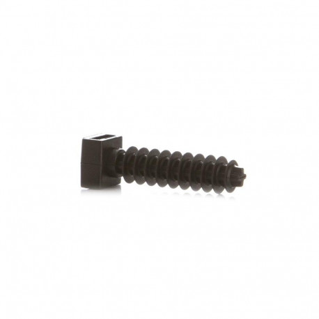 CABLE TIE WALL PLUG BASE 10MM BLACK