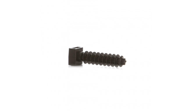 CABLE TIE WALL PLUG BASE 10MM BLACK