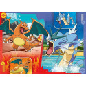 Puzzles 4x100 elements Pokemon set