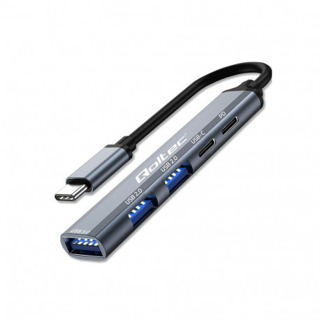HUB-adapter USB C 3.1 5in1, USB C PD