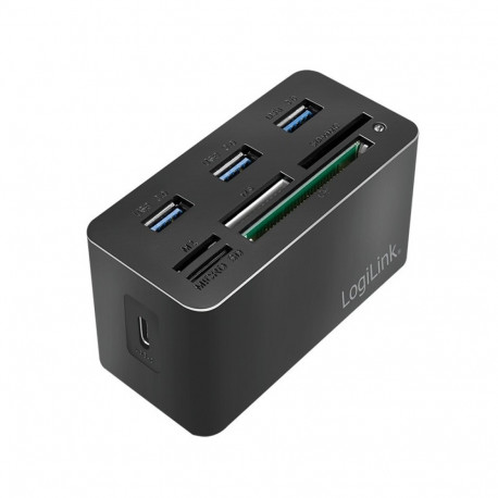 Output: USB 3.2 Gen 1 Docking Station, 8-Port, Mini, Black