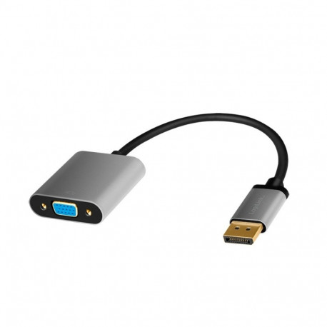DisplayPort to VGA Adapter, 1080p/60Hz, Aluminum, 0.15m