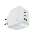 Green Cell CHARGC08W mobile device charger Headphones, Netbook, Smartphone, Tablet White AC Fast cha