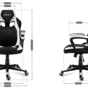 HUZARO FORCE 2.5 WHITE MESH GAMING CHAIR