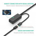 Cable extender USB3.0 5m with microUSB socket for external power US175 UGREEN