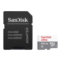 SanDisk Ultra microSDXC 64GB + SD Adapter 100MB/s Class 10 UHS-I