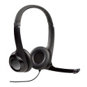 LOGITECH H390 Corded Headset - BLACK - USB