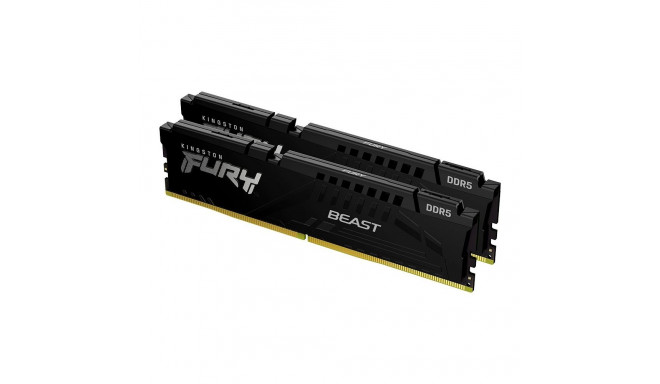 Kingston DRAM 32GB 5600MT/s DDR5 CL36 DIMM (Kit of 2) FURY Beast Black EXPO