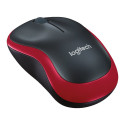 LOGITECH M185 Wireless Mouse - RED - EER2