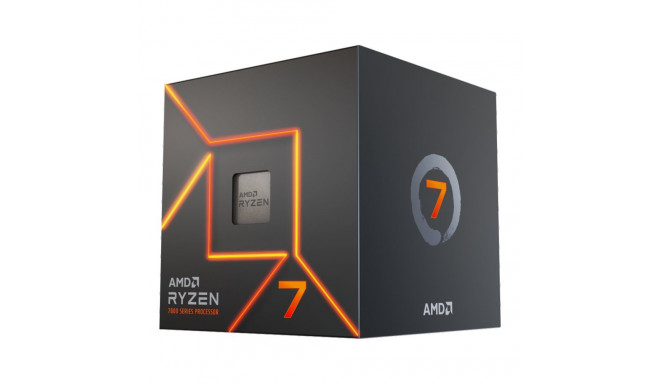 AMD protsessor Desktop Ryzen 7 8C/16T 7700 (5.3GHz Max 40MB,65W,AM5) Box with Radeon Graphics and Wraith 