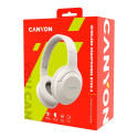 CANYON BTHS-3, Bluetooth headset,with microphone, BT V5.1 JL6956, battery 300mAh, Type-C charging pl