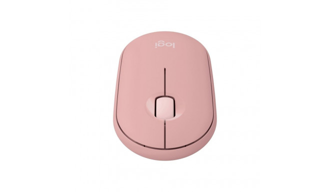 LOGITECH Pebble Mouse 2 M350s Mouse optical 3 buttons wireless Bluetooth 5.2 LE tonal rose