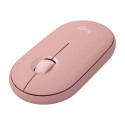 LOGITECH Pebble Mouse 2 M350s - TONAL ROSE - BT - N/A - EMEA-808 - DONGLELESS