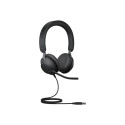 JABRA Evolve2 40 SE USB-A UC Stereo Evolve2 40 USB-A Stereo headset UC Soft pouch