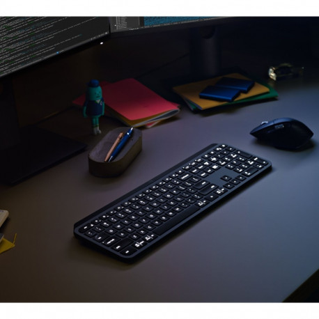 LOGITECH MX Keys for Business taustvalgustusega Bluetooth 2.4 GHz QWERTY Põhjamaade klaviatuur grafi