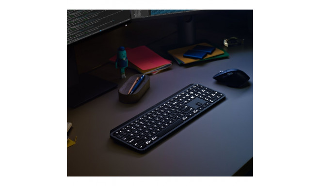 LOGITECH MX Keys for Business Keyboard backlit Bluetooth 2.4 GHz QWERTY Nordic graphite (PAN)